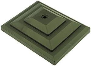 ProopsLinic UK Made 4" x 3" Plastic Fence Post Cap (100mm X 75mm) x 10. (GT0054) Free UK Postage (Black)