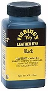 Fiebings Leather Dye 4oz / 118ml (Black)