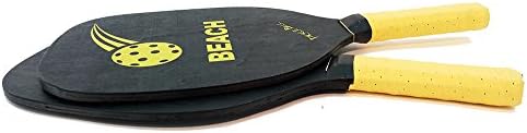 Beach Art Pro Unisex Pickle Tennis Rackets Set - Adult, Black, 40 x 20 x 1 cm