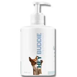 Hey Buddie Dog Conditioner (500 ML) | All Natural Apple Cider and Lavender Oil Blend | Refresh-Revitalize-Relax | SLES & Silicone Free.