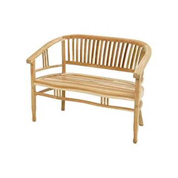 Ploß Sitzbank New Orleans 120 cm - Holz-Gartenbank für 2 Personen