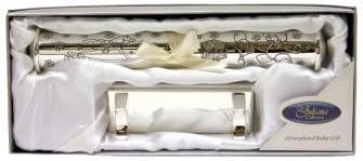 Silverplated Christening Day Certificate Holder/ New
