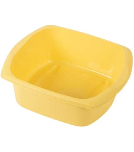 BH | Basin Bowl With Strainer | Set Of 3 PCS (3.5L 6L 10L) | Grey | Square | Basin Basket Bowls | Kitchen Fruit Washing Basin Bowl And Strainer