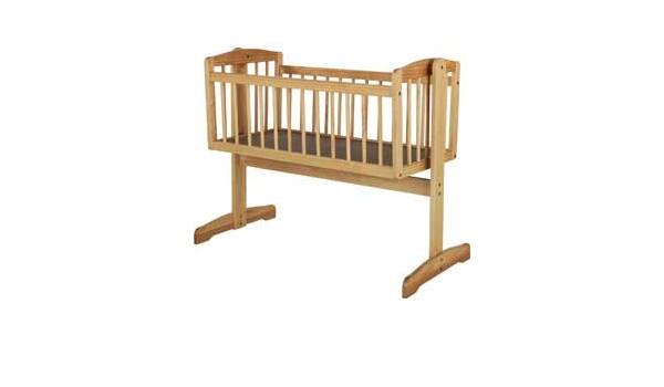 pine swinging crib