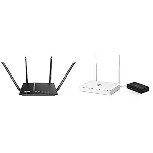D-Link Router and Resonate CRU12V2 Router UPS
