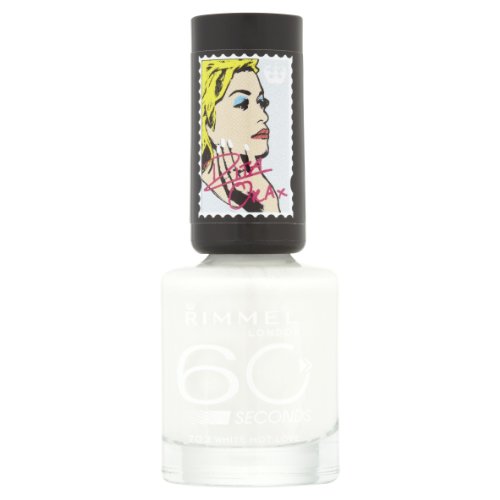 Rimmel London 60 Seconds Nail Polish by Rita Ora, White Hot Love