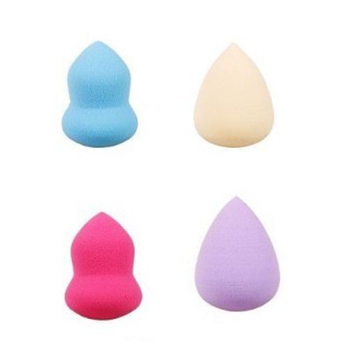 TOOGOO(R) Pro Beauty Flawless Makeup Blender Foundation Puff Multi Shape Sponges (color in random)