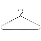 5 Kleiderbügel – aus starkem 6 mm verchromtem Stahl Hangerworld - 3