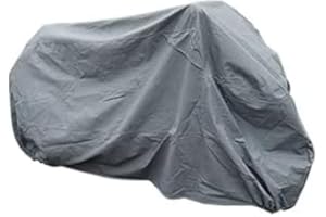 JKG LARGE MOTORBIKE COVER - Waterproof Motorcycle & Scooter Bike Cover | Mountain Bike & Garden Bike Cover | Perfect Rain Protection Outdoor & Indoor | Lightweight, Durable & Weatherproof | 120cm x 220cm