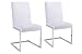 Produktbild HOMEXPERTS, Freischwinger CHARISSE, 2er-Set, Gestell Flachstahl verchromt,2x Esszimmerstuhl, Schwinger Stuhl gepolstert, Küchenstuhl für Eckbank Beige, Mit verchromten Stuhlgestell, B49, H53, T93 cm