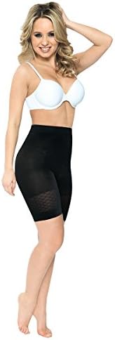JML Belvia Slimming Shorts - Defines Waist, Slims Thighs, &amp; Firms Your Bottom! (XL, Black)