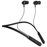 WOXOT® Wireless Bluetooth Earphone Stereo Sports Wireless Portable Neckband Headset Compatible for All Smartphones Mobile(1 PC/Black)