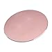Produktbild Vnlig Doppelseitige Aluminium-Mausunterlage 220mm Runde Aluminium-Mausunterlage hochwertiges PU-Leder runder Winter und Sommer mit doppeltem Verwendungszweck wasserdicht (Farbe : Pink)