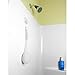 Evelots Bath And Shower Back & Body Exfoliating Brush With Long Handle, Clear