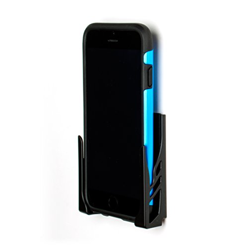 Supporto da parete Koala 2.0; Dock universale, che non procura danni, per Smartphone, Tablet, eReader, di Dockem; per iPad 1, 2, 3, 4, Air, Mini, iPad Pro, Samsung Galaxy Tab/Note, Microsoft Surface (Nero)