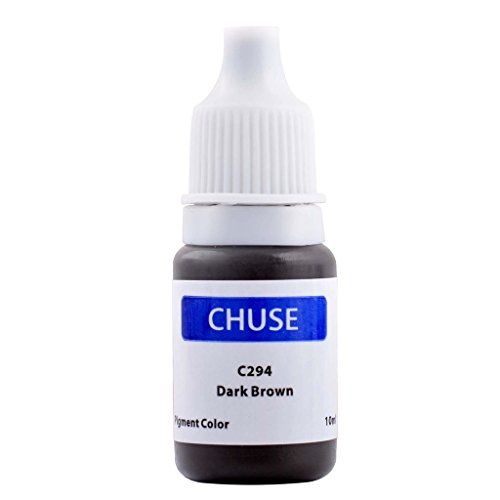 Tattoo ink Cosmetic CHUSE Micro pigment eyebrow permanent Makeup C294 Dark Brown 10ml