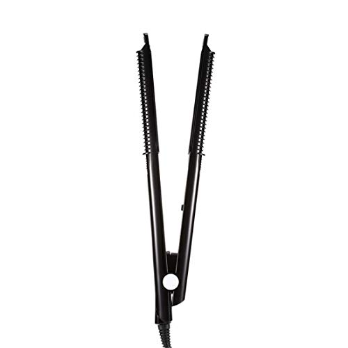 HuaTianMAO Five Temperature Straightening Flat Clip Ion Hot Home Splint Hair Straightener  Color   Black 