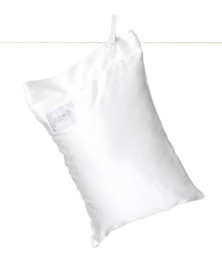 Little Giraffe Satin Nap Pillow Solid (White)