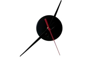 ShopINess Caja Circular Mecanismo de Movimiento de Reloj y Agujas para Relojes de Pared y de Vinilos Decoración de Hogar y Oficina