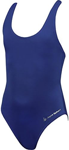 Aqua Sphere Swimsuit Kids Eva Navy Blue 10 - 10 years UK