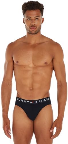 Tommy Hilfiger Slip Uomo Confezione da 3 Brief Intimo, Blu (des Sky/des Sky/des Sky), L