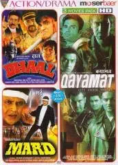 Qayamat: City Under Threat / Dhaal / Mard DVD [3 in 1]