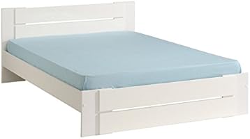 Parisot 3071L260 Lit - Bianca Lit 160 Blanc Bois