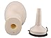 PVC Mannequin Manikin Head And Sucker Stand for Wig Toupee Display Styling White