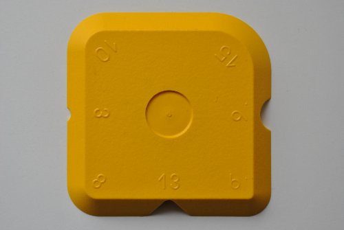 Fugenglätter (gelb) Fugenabzieher, Fugenset, Silikonfuge, Fugenspachtel, Glättspachtel - 2