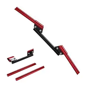 Arudra 3 Piece Universal Red/Blue/Black Handle Bar Rod for All Bikes, Bajaj Pulsar, Bullet, Royal Enfield Classic 350,FZs, FZ Handle Bar