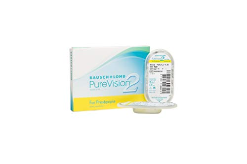 Bausch & Lomb - PureVision 2 para Presbicia - Lentes de Contacto Mensuales - Pack de 3