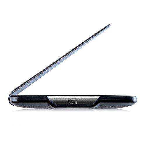 Kindle Paperwhite Hülle – eReader Slim Case Schutzhülle Tasche Etui mit Ruhemodus u. Magnetverschluss von u&h, in Schwarz - 5