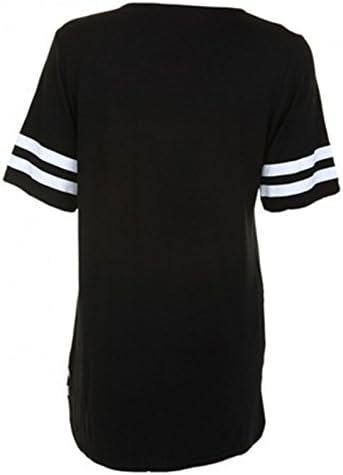 Glamour Fashion Womens "New York/Brooklyn Varsity" Sports Jersey Style Top