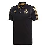polos deportivos unisex cuello v Polo Fútbol Unisex Adulto adidas Real Madrid Camiseta Polo, Unisex Adulto, Negro (Black/Dark Football Gold), M