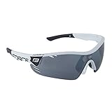 radsportbrillen für brillenträger Gewicht: ca. 30 g Force Profi Radsportbrille RACE PRO, Fahrradbrille, verschiedene Farben (weiß-schwarz)