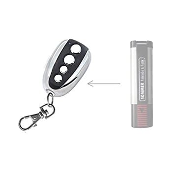 Telecomando Cancello 434.42MHz - 4 Canali Per Modelli Sommer | 2 Pezzi Con Batteria - Foto 2