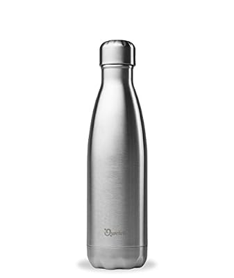 Qwetch - Bouteille Isotherme en Inox Brossé - 500ml