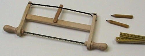 Liebe Holzspielzeug Love 46120 Handmade Frame Saw 1 Pcs. 1:12 for Dollhouse 605