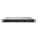 Produktbild QNAP 4-Bay NAS Rack 250W RP PSU 2GB DDR3 SODIMM RAM (max 16GB) SATA 6Gb/s 2x 10GbE SFP+ LAN 2x GbE LAN 1x PCIe Gen2(x2) ohne Railkit