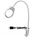 Produktbild 3X / 5X / 8X / 10X / 20X Clip-On-Lupenleuchte mit 48 LED 800 mm einstellbarer Metallschlauch Einstellbare Helligkeit für die Lesereparatur,White,3X