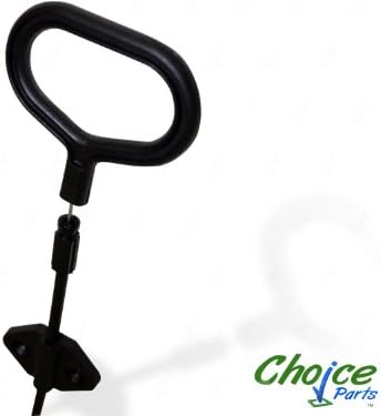 Choice Parts - Black Recliner Cable with Release Handle - Exposed Cable Length: 4.75" - Total Cable Length: 36.5"