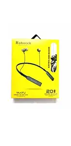 VAAYU Wireless Bluetooth In Ear Neckband Headphone with Mic (Black)