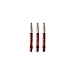 Produktbild Britannia Darts 12 Dart-SCHÄFTE Alu mit Top-Spin 4,0cm Rot/Glitzer