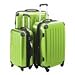 Produktbild Hauptstadtkoffer® 3er Kofferset Hartschale Trolleys 119l,74l,42 l gesamt 235 Liter apfelgrün-Hochglanz Zahlenschloß 4 cm Dehnfalte,4 Doppelrollen,ineinander stapelbar Modell Alex