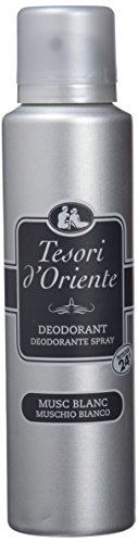Tesori d'Oriente Déodorant Musc Blanc 150 ml - Lot de 2