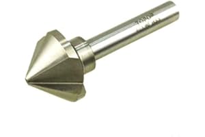 KATSU TOOLS KATSU Svasatori per Legno Metallo, HSS 6542 Punta da Trapano Svasata 90 Gradi 35mm 3 Taglienti per Smussatura per Legno Acciaio Metallo Macchine Utensili, Fresa per Posizionamento 12740619