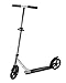 Produktbild Alu-Scooter Tretroller für Kinder Jugendliche und Erwachsene, City-Roller Höhe verstellbar, faltbarer Klapproller stabil bis 100kg, große Räder 200mm hochwertige ABEC7- Kugellager silber/schwarz