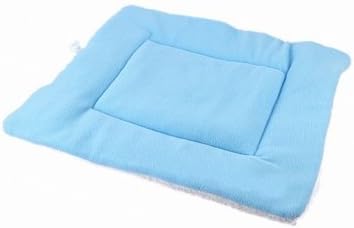 Yuhemii Generic Animals Pets Bed Cushions Square Soft Sleeping Carpets for Dogs Cats size S (Blue)