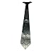 Produktbild CEKINF Neue Halloween Cosplay Herrenmode Titan Schwarz Acryl Krawatten Krawatten Shinny Schwarz Herrenmode Krawatten