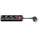Produktbild Goobay 96048 Steckdosenleiste mit Schalter, 3 m schwarz